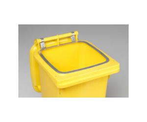 VAR VAR Collier de fixation pour poubelle plastique 240 l galvanisé à chaud avec matériel de fixation Quantité:1