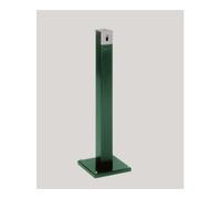 VAR VAR Colonne porte-cendrier SG 105 E corps vert mousse - tête argent 2 l Quantité:1