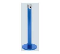 VAR VAR Colonne porte-cendrier SG 105 R corps bleu gentiane - tête argent 2 l Quantité:1