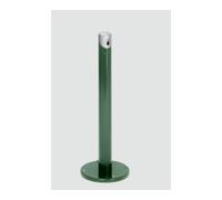 VAR VAR Colonne porte-cendrier SG 105 R corps vert mousse - tête argent 2 l Quantité:1