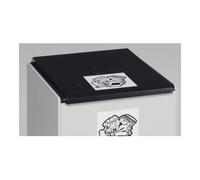 VAR VAR Couvercle pour conteneur plastique 60 l anthracite Quantité:1