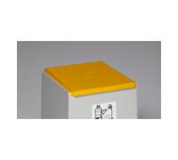 VAR VAR Couvercle pour conteneur plastique 60 l jaune Quantité:1