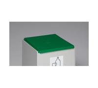 VAR VAR Couvercle pour conteneur plastique 60 l vert Quantité:1