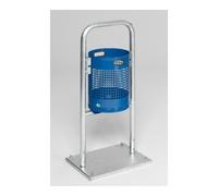 VAR VAR Distributeur de déchets type AG 04 bleu gentiane 27 l Quantité:1