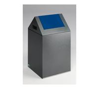 VAR VAR Distributeur de recyclage WSG 40 S corps argent antique trappe d’insertion bleu gentiane 43 l Quantité:1