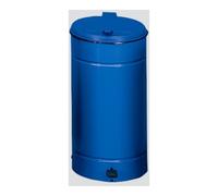 VAR VAR Euro-Pedal Couvercle en plastique bleu 60 l Quantité:1
