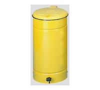 VAR VAR Euro-Pedal Couvercle en plastique jaune 60 l Quantité:1
