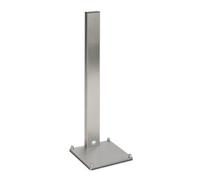 VAR VAR Pied de support avec plaque de sol, acier inoxydable Quantité:1