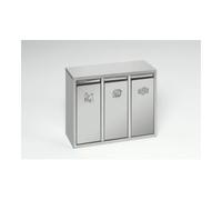 VAR VAR Système de tri des déchets 21 l inox, pose au sol ou mural 21 l Quantité:1