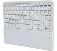 VARAKA Clavier Bluetooth sans Fil, Clavier Tactile Bluetooth sans Fil Portable Mince, Clavier Rechargeable Multi-Fonctions pour Ordinateur Externe, Capuchon carré 10 Pouces
