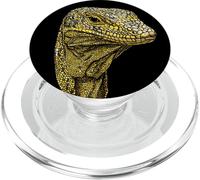 Varan Lézard Reptile Varan de Komodo Varan à Bandes Lézard PopSockets PopGrip pour MagSafe