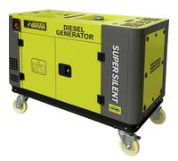 Varan Motors - 92694 Générateur / Groupe électrogène Diesel insonorisé 16Kva 230v / 400v moteur 23cv 997cc