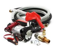 Varan Motors - CYB150 Pompe à fuel diesel gasoil 12V 40l/min 160W avec crépine, pistolet automatique et clapet anti retour, pompe de transfert