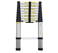 Varan Motors - DLT212E Echelle télescopique en alu de 3.80m, 13 échelons SOFT CLOSE: Fermeture progressive