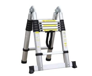 Varan Motors - DLT706B Echelle télescopique multi-fonctions en alu de 3.80m, 12 échelons
