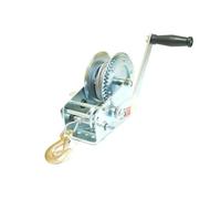 TREUIL MANUEL A MANIVELLE 1100 / 2200KG POUR REMORQUE, QUAD, BATEAU AVEC CABL...