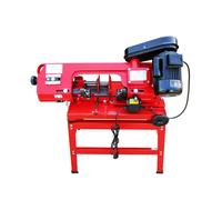 Varan Motors - NEMCB-02 Scie ruban pour mtal 370W 230v avec support et tau + coupe angulaire verticale et horizontale.
