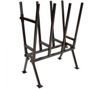 Varan Motors - sawhorse Chevalet de sciage, porte bûche en métal réglable 103 x 50 x 76cm, Max 400Kg