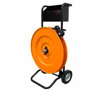 Varan Motors - SD70-2 Dérouleur de ruban de cerclage PRO pour sangles plastique et acier mandrin 20 et 40cm, Dévidoir mobile de sangles