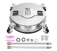 Varan Motors - SSSC-01 Nettoyeur de surface pour nettoyeur haute pression 16.5'' 4000PSI en acier inoxydable avec roues, nettoyeur de terrasse et de sol