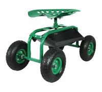Varan Motors - tc4501A siège de jardinage 150kg chariot de jardin Banc roulant chariot d'atelier siège de travail