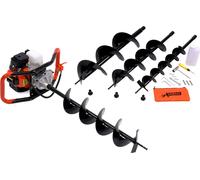 Varan Motors - TT-GD520B PERCEUSE A ESSENCE 3HP 52CC EU2 + 3 FILS DE PERCAGE PERCEUSE A TERRE