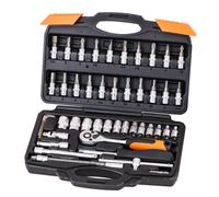 Varan Motors - VT13011 Coffret cl cliquets 46 pices 1/4'', jeu de douilles