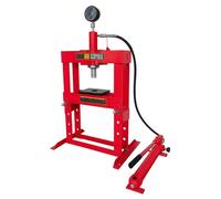 Varan Motors - XRD100300 Presse d'atelier hydraulique 10 Tonnes avec manomtre