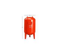 Varem 3595 200 litres Réservoir pour Pompe, Rouge