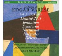 Varèse: Densité 21,5 / Ionisation / Ecuatorial / Nocturnal / Intégrales / Déserts