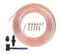 VARFBDAX Bobine de tube de rechange et kit de montage avec double outil d'évasement, kit de conduite de frein universel pour la plupart des véhicules, construction en alliage haute