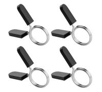 VARHHUXHA 4 Pcs Pince à Haltères, 30mm Pinces À Ressorts pour Poids Haltères, Pince Haltere, Pinces à Ressort pour Barre d'Haltères Verrouillage, Fermoir à Ressort pour Haltères Stop Disque À Ressort
