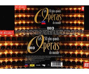Vari-Le 50 Piu'grand - Les 50 Plus Grands Opéras du Monde (Coffret 100 CD)