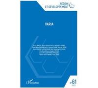 Varia - Collectif - L'harmattan - broché - Revue