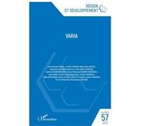 Varia - Collectif - L'harmattan - broché - Revue