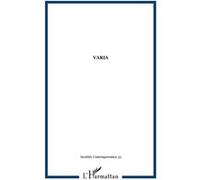 Varia Tome 55 - Collectif - L'harmattan - broché - Revue