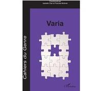 Varia Collectif (Auteur), Pascale Molinier (Auteur), Isabelle Clair (Auteur)
