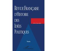 Varia - Collectif - Revue Francaise Histoire Idees Po - broché - Revue