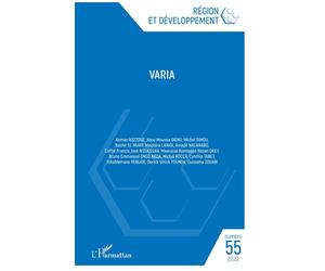 Varia Edition bilingue français-anglais - Collectif - L'harmattan - broché - Revue