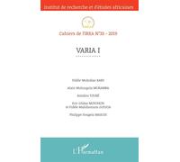 Varia I - Collectif - L'harmattan - broché - Revue