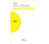 Varia - Politique Europeenne - L'harmattan - broché - Essai