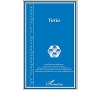 Varia (Région et développement 45) Collectif (Auteur)