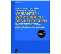 Variantenwörterbuch Des Deutschen