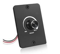 Variateur 12V PWM Dimmer DC 12V 5A Interrupteur Variateur de lumière LED | Rotatif Interrupteur Variateur 12V, Variateur Continu, DC 12V LED Dimmable pour Camping-Car Bateau Camion Van Caravane