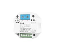 Variateur à Poussoir AC Dali 110 V 220 V 230 V LED Marche/Arrêt Contrôle de Gradation Fonction de mémoire Pilote Dali Programmabilité d'adresse de Ballast(2 Pieces)