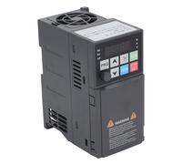 Variateur de Fréquence 2,2 KW, Onduleur Vectoriel de Sortie triphasé AC380 V 0-320 Hz, Technologie Avancée, Convivial, pour Matériau de qualité Industrielle avec Refroidissement