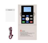 Variateur de Frequence 220v 380v, VFD 2.2 kW Professionnel Convertisseur de Fréquence Entrée Monophasée 220v Sortie Triphasée 380v, Entraînement à Fréquence Variable CNC pour Ventilateurs,Pompes à eau