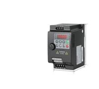 Variateur de Frequence, AC VFD 1-phase 220V/3Ph 380V Input To 3ph Output 220V/380V 0.75/1.5/2.2/4/5.5KWfrequency Converter Inverter For Control Motor(0.75KW 220V 1PH-3PH)