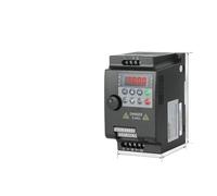 Variateur de Frequence, Economical AC Motor Drive VFD 220 1-3PH 380 3-3PH 0.75/1.5/2.2/4/5.5KW Frequency Converter Inverter For Control Motor(0.75KW 380V 3PH-3PH)