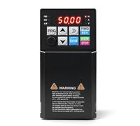 Variateur de fréquence pour Moteur 220 V 0.75 KW, VFD Entrée monophasée 220V Sortie triphasée 220V Convertisseur de fréquence CNC pour Ventilateurs, Pompes à Eau et Broyeurs à boulets